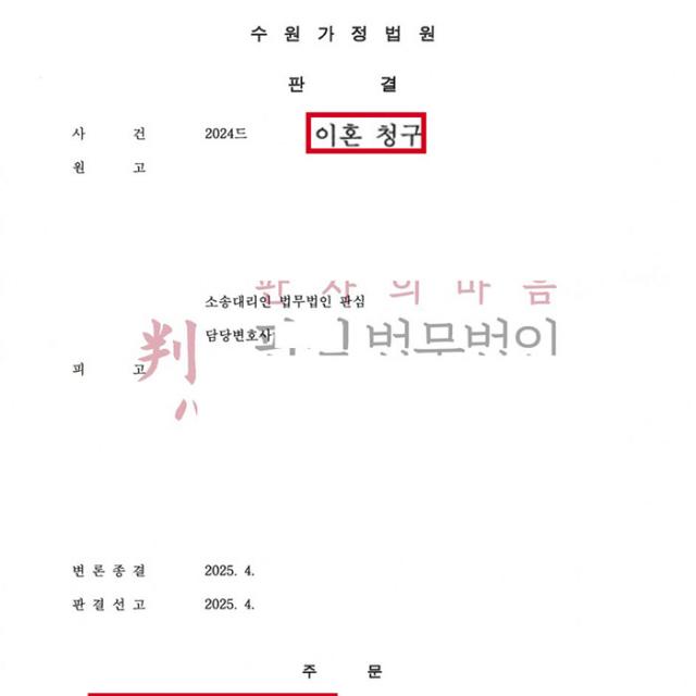 [이혼성립] 이혼 원고 | 집 나간 아내와 그 형제들에게 시달린 남편의 이혼 청구 사건, 성립